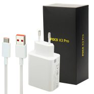 Xiaomi Poco X3 Pro Fast Wall Charger With Type-C Cable & Pack